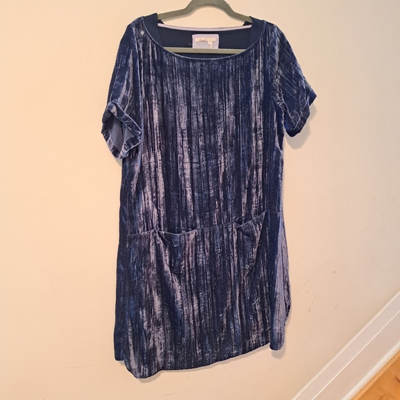 Anthropologie crushed velvet dress - Picture 4 of 9